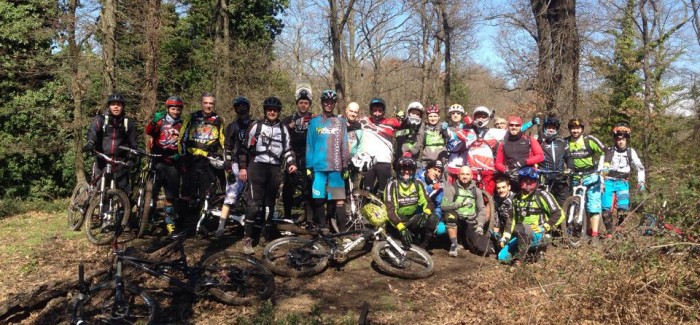 Uscita nel Bike Park del Parco di Veio
