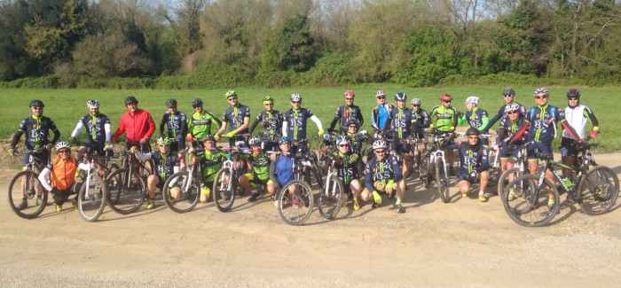 Con gli amici di RS Bike nel Parco di Veio