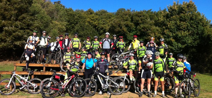 Francigena e Parco di Veio con gli amici di Roma Team