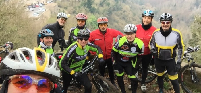 Uscita XCM del sabato tra Calcata e Castel Fogliano