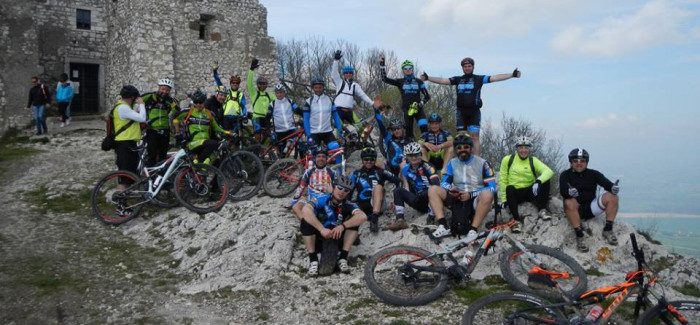 Sul Soratte con gli amici di Sabina in Bici e MTB Velino
