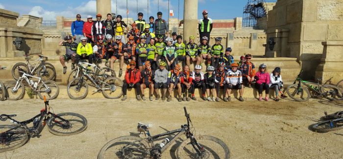 Sul set di Ben Hur con gli amici di MTB Pomezia