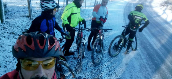 All’Eremo del Monte Soratte dopo la nevicata