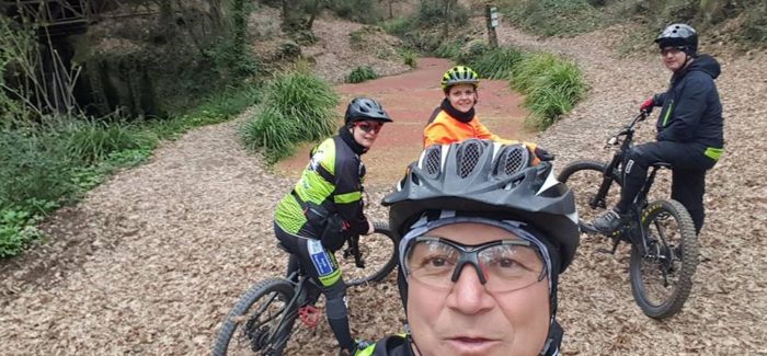 Pedalando allo stagno rosso della Selvotta