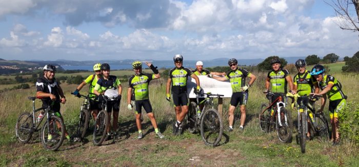 Al Lago di Martignano con pit-stop forature