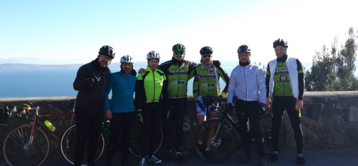 Giro del Lago di Bracciano in BDC con foto al Bastione della Sentinella