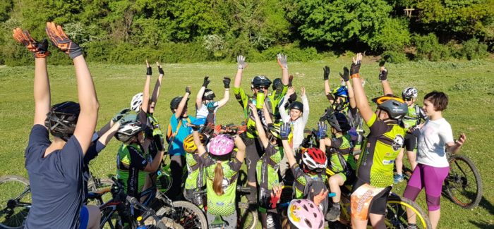 Lezione della Bike School alle Valli del Sorbo