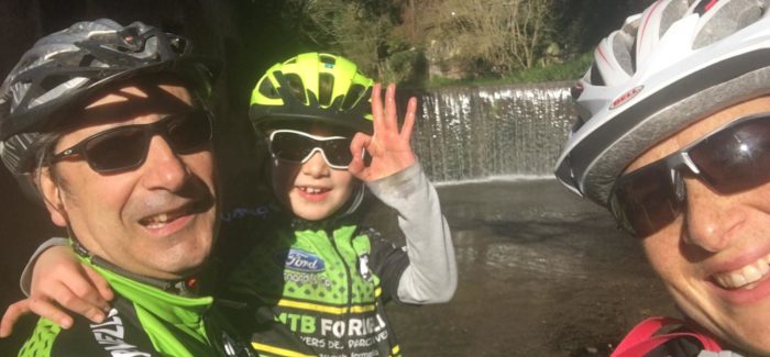 Pedalata di Santo Stefano in famiglia