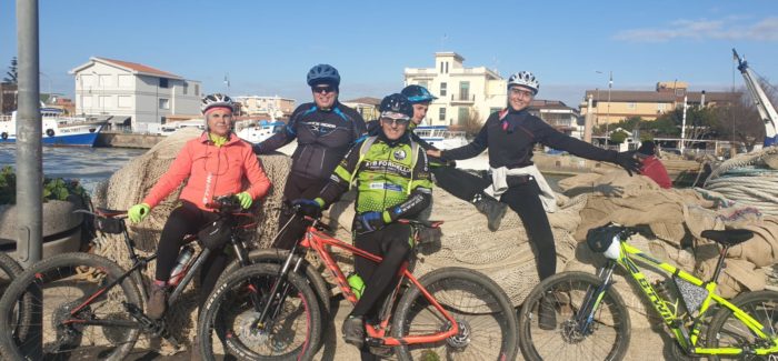 Regina Ciclarum con spuntino a Fiumicino