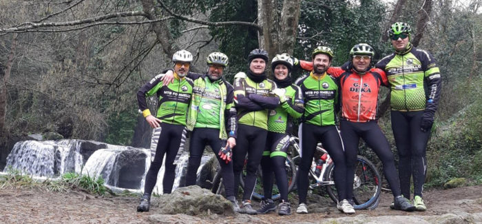 Alle Cascate di Monte Gelato tra la nebbia